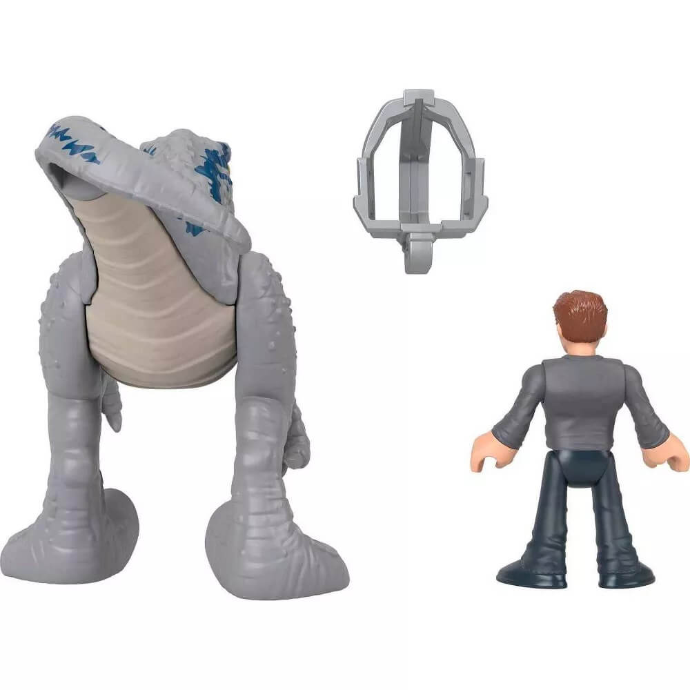 Imaginext Jurassic World Breakout Blue And Owen Figure Set