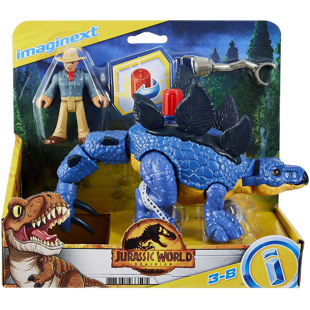 Imaginext Jurassic World Dominion Stegosaurus Dinosaur Figure