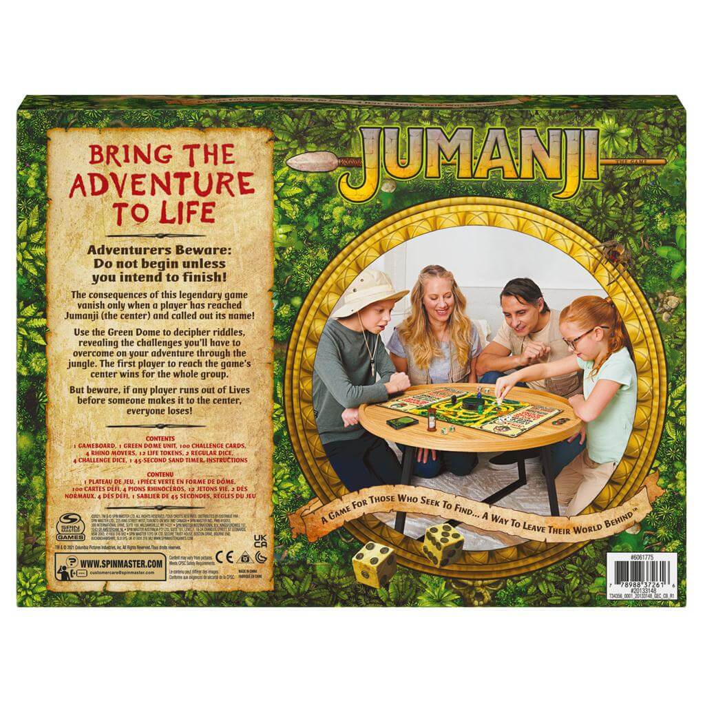 Jumanji Adventure Board Game