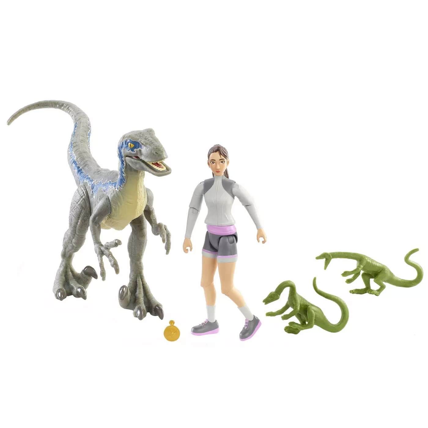 Jurassic World Camp Cretaceous Yaz and Velociraptor 