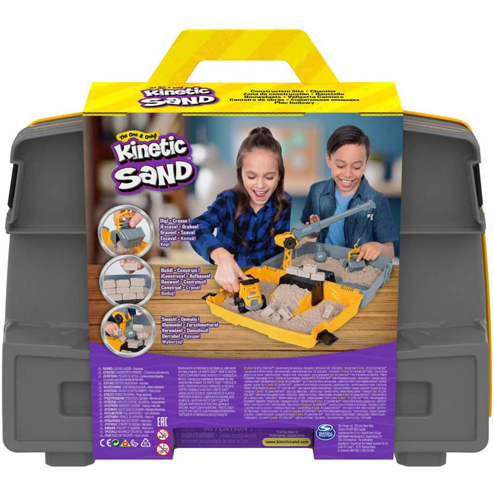 Kinetic Sand Construction Site Folding Sandbox Playset