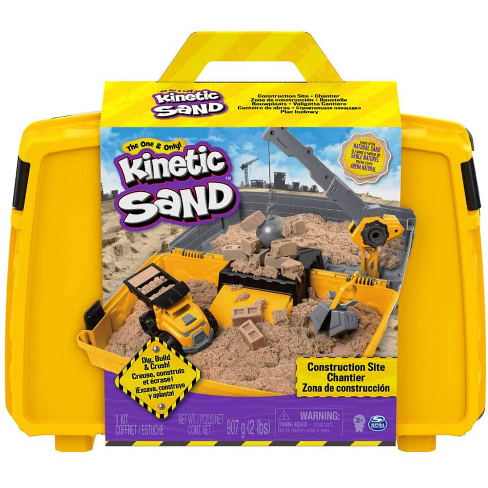 Kinetic Sand Construction Site Folding Sandbox Playset