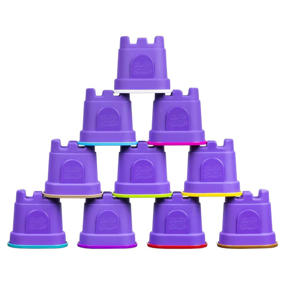 Kinetic Sand Rainbow Castle 10-Pack