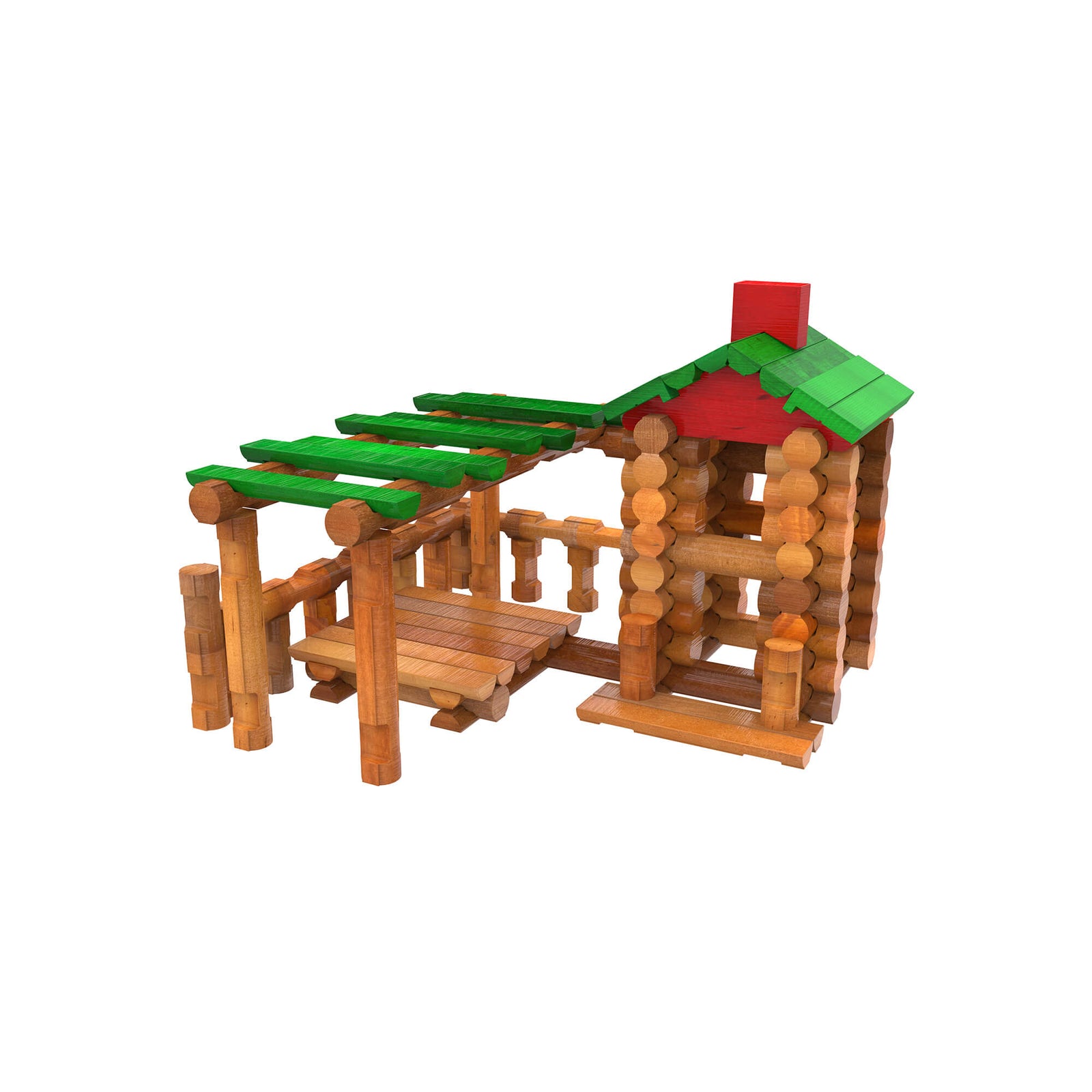 Lincoln Logs Classic Meetinghouse 117 Piece Building Set