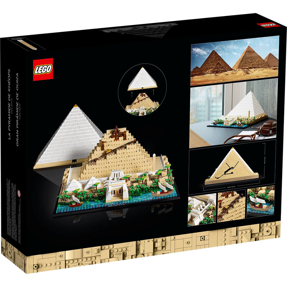 LEGO® Architecture Great Pyramid of Giza 21058 Building Kit (1,476 Pieces)