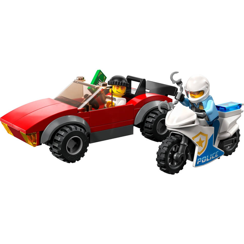 LEGO® City Police Bike Car Chase 59 Piece Building Kit (60392)