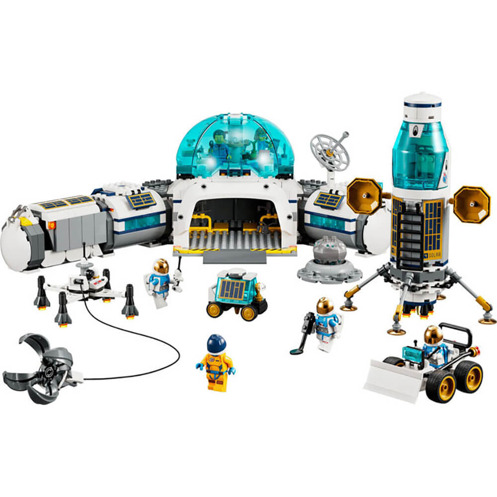 LEGO City Space Lunar Research Base 786 Piece Building Set (60350)