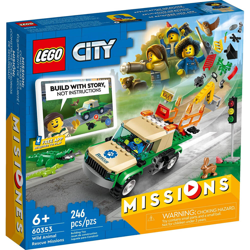 LEGO® City Wild Animal Rescue Missions 60353 Building Kit (246 Pieces)