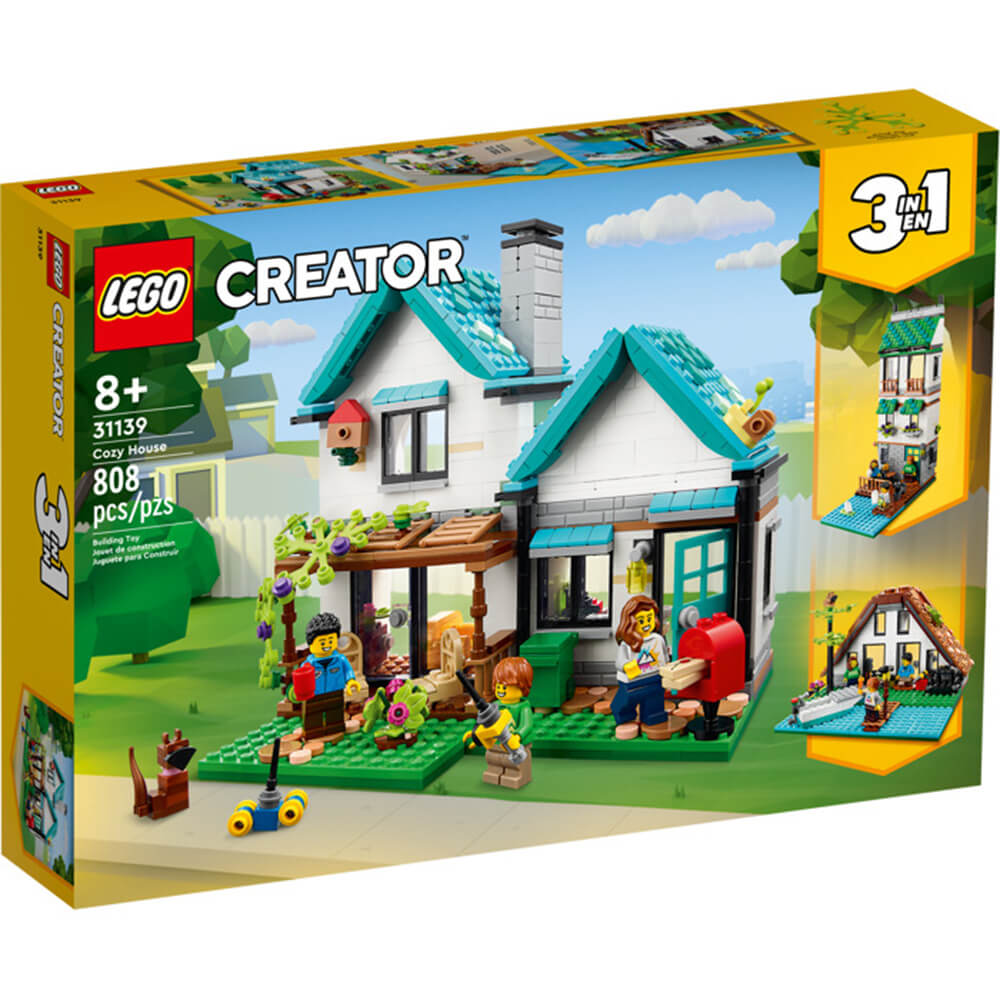 LEGO® Creator Cozy House 808 Piece Building Kit (31139)