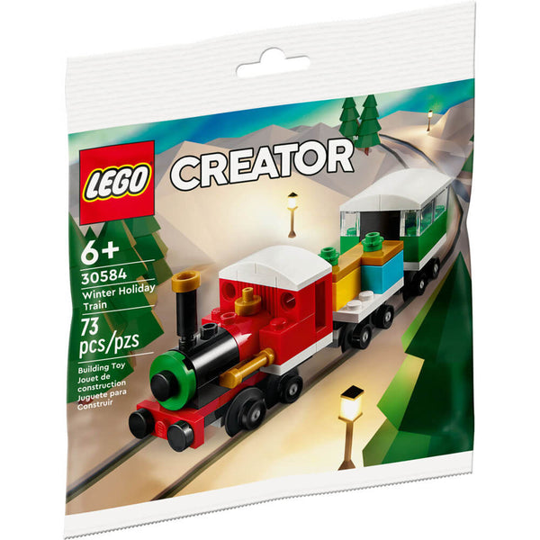 LEGO Creator Winter Holiday Train 73 Piece Building Set 30584