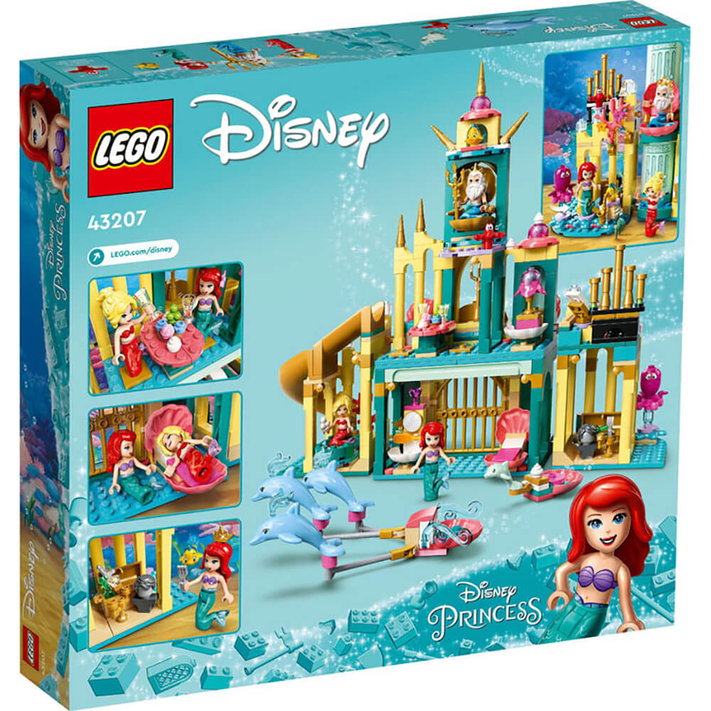 LEGO Disney Princess Ariel’s Underwater Palace 498 Piece Building Set (43207)