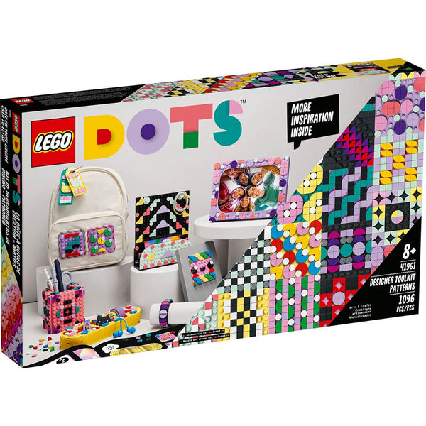 LEGO® DOTS Designer Toolkit Patterns 41961 DIY Craft Decoration Kit (1,096  Pieces)