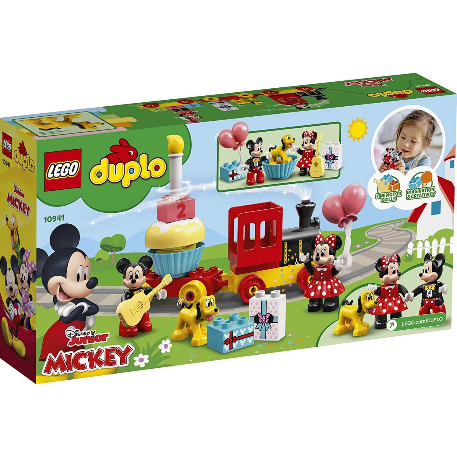 LEGO DUPLO Disney Mickey & Minnie Birthday Train 22 Piece Building Set (10941)