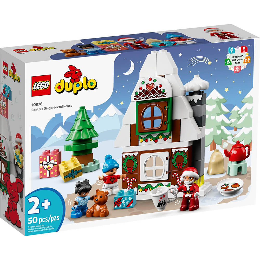 LEGO® DUPLO® Santa's Gingerbread House 50 Piece Building Kit (10976)