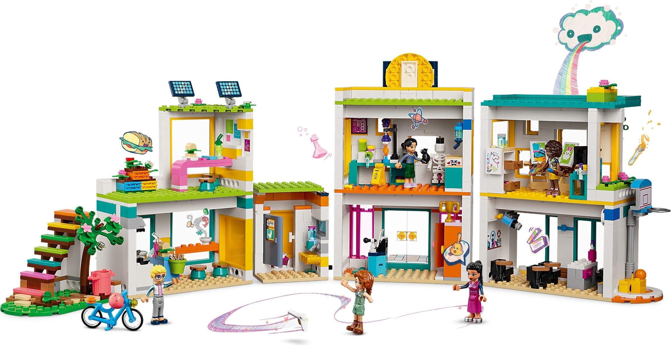 LEGO Friends Heartlake International School 985 Piece Building