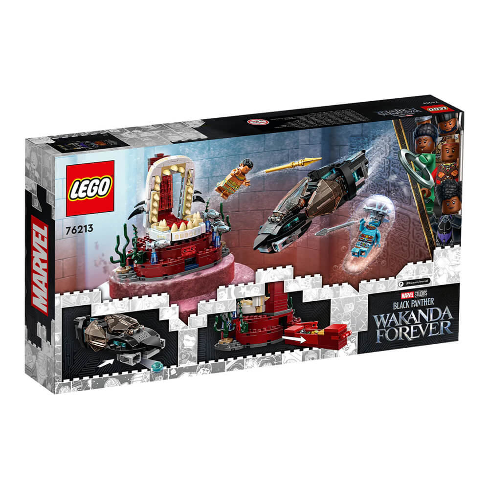 LEGO® Marvel King Namor’s Throne Room 355 Piece Building Kit (76213)