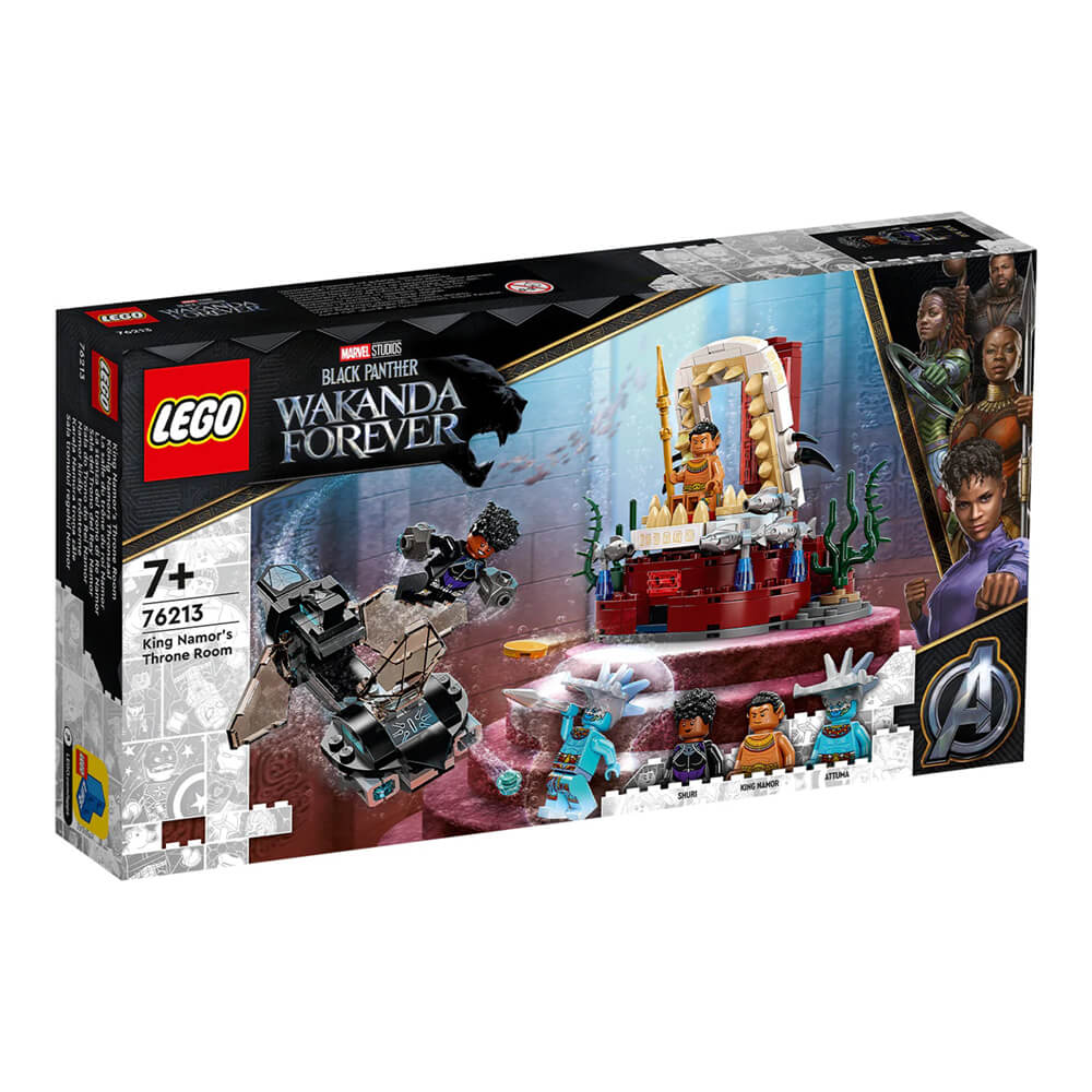 LEGO® Marvel King Namor’s Throne Room 355 Piece Building Kit (76213)