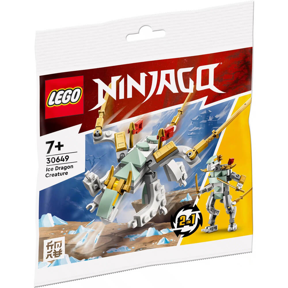 LEGO® Ninjago® Ice Dragon Creature 70 Piece Building Kit (30649)