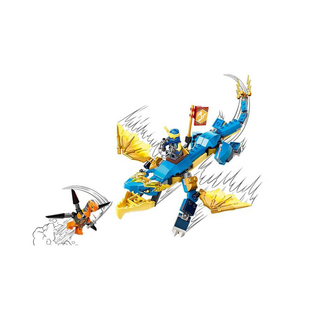 LEGO Ninjago Jay’s Thunder Dragon EVO 140 Piece Building Set (71760)