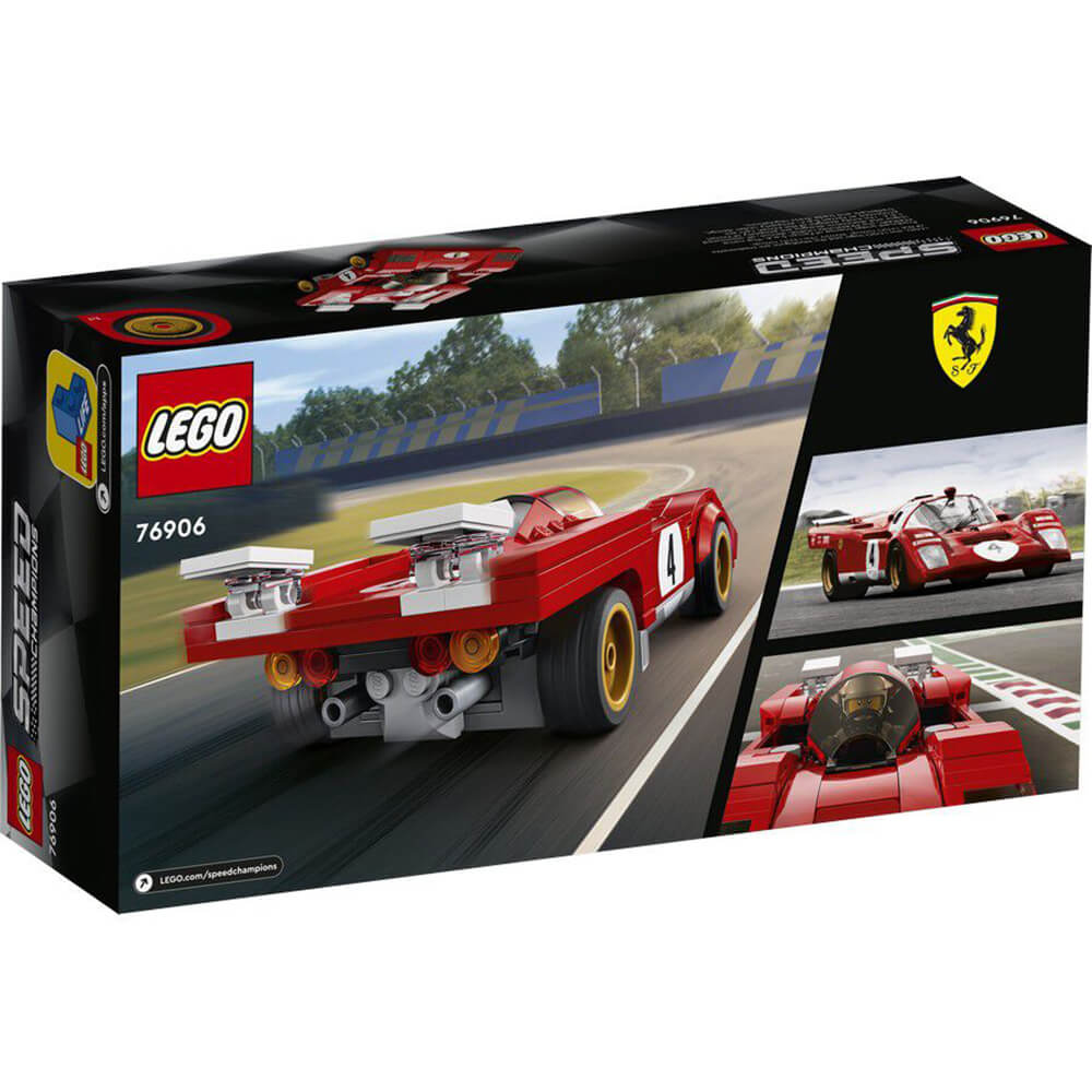 LEGO Speed Champions 1970 Ferrari 512 M 291 Piece Building Set (76906)