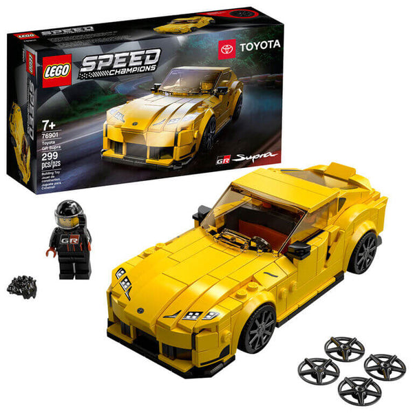 LEGO Speed Champions Toyota GR Supra 299 Pc Building Set (76901)