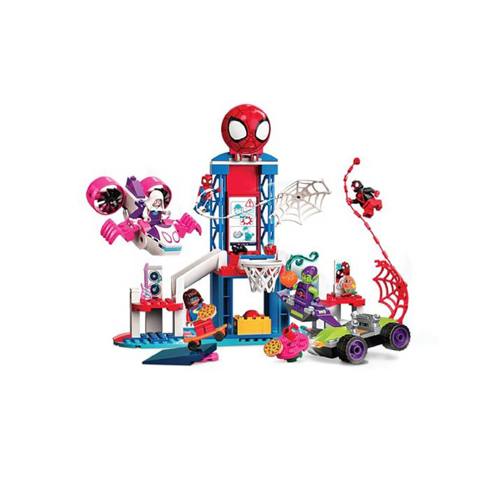 LEGO Spidey Amazing Friends Spider-Man Webquarters Hangout 155 Piece Building Set (10784)