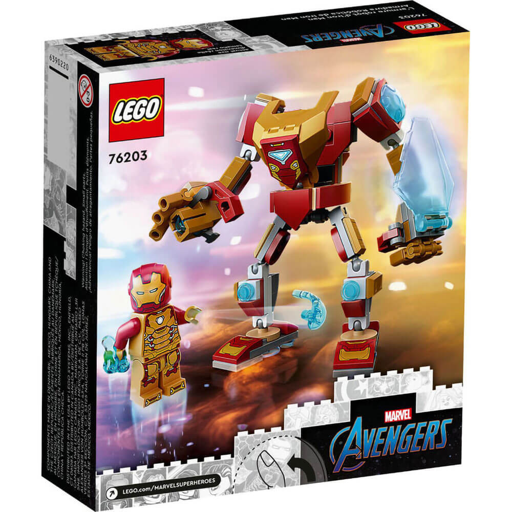 LEGO® Super Heroes Marvel Iron Man Mech Armor 76203 Building Kit (130 Pieces)