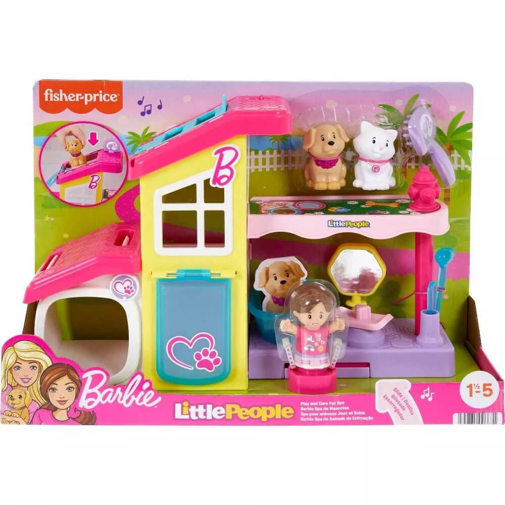 Little People Barbie Play and Care Pet Spa Playset