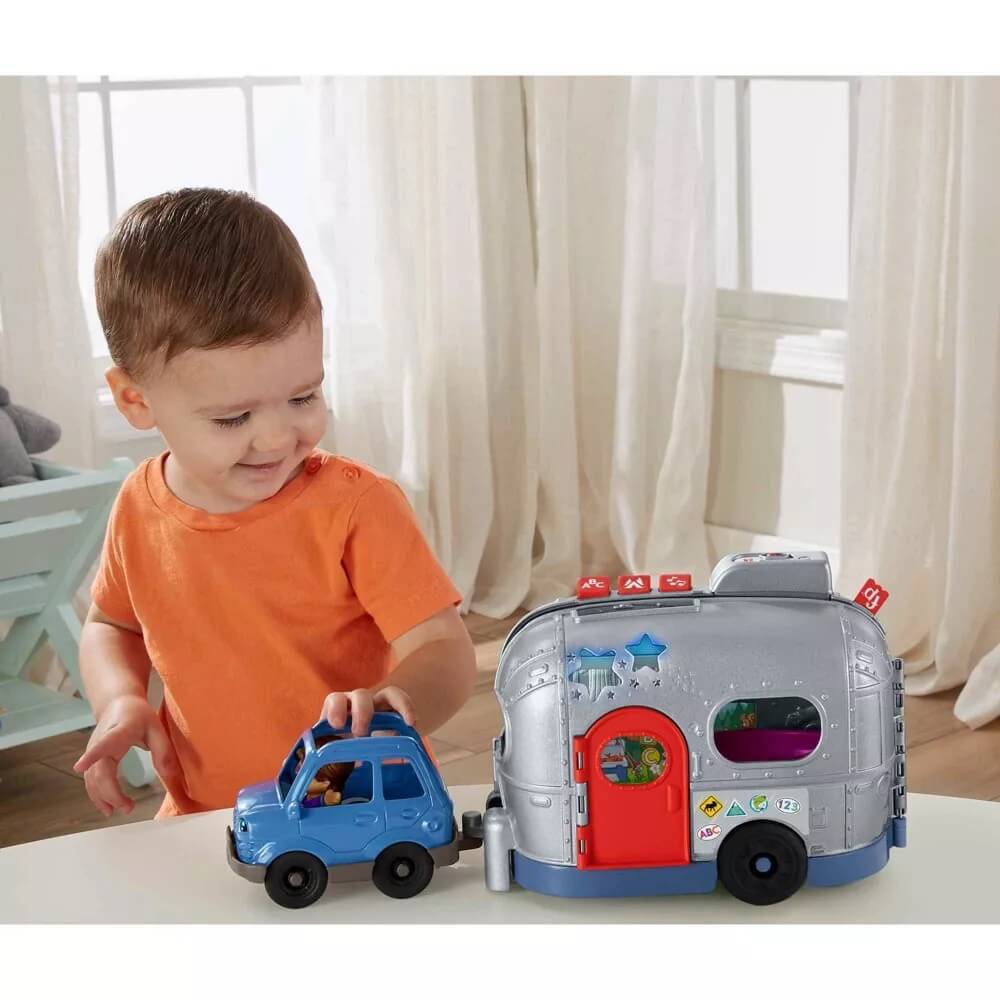 Fisher-Price Little People Toddler Playset with Figures & Toy Car, Light-up  Learning Garage