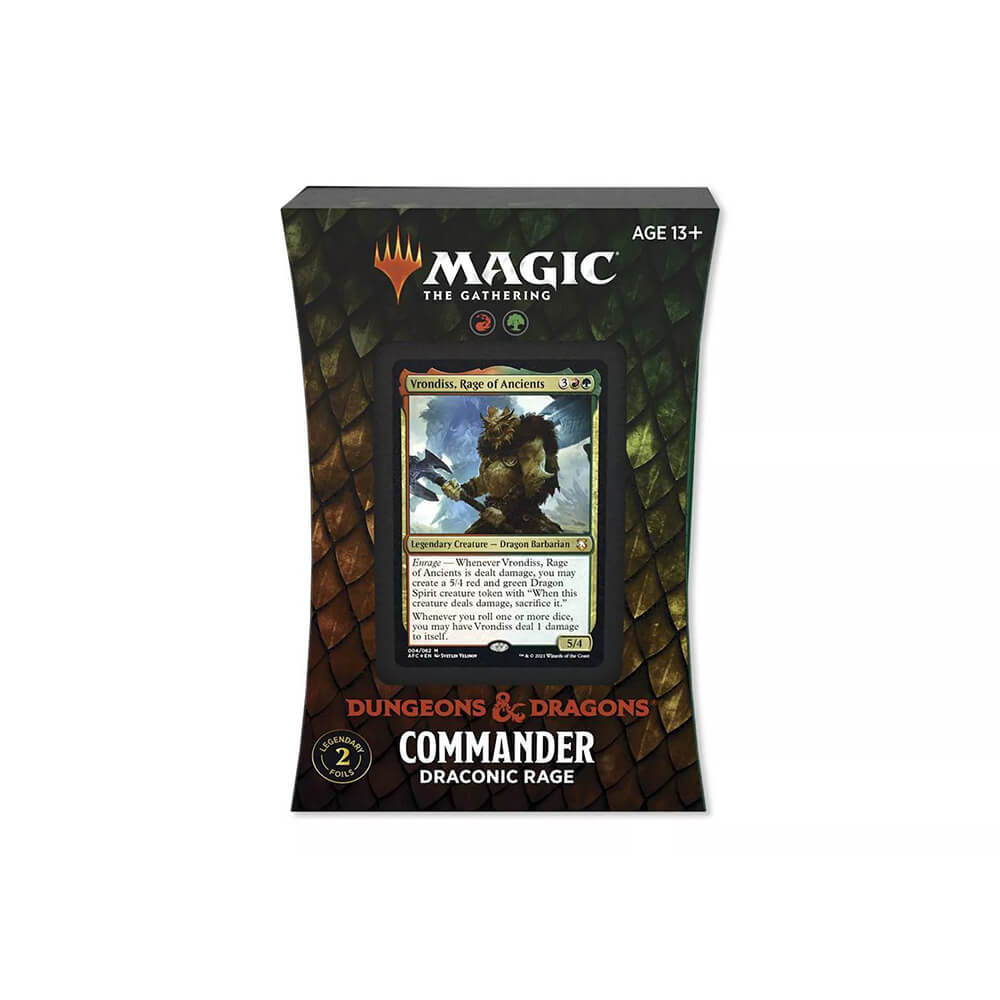 Magic: The Gathering Adventures in The Forgotten Realms Commander Deck – Draconic Rage (Red-Green)