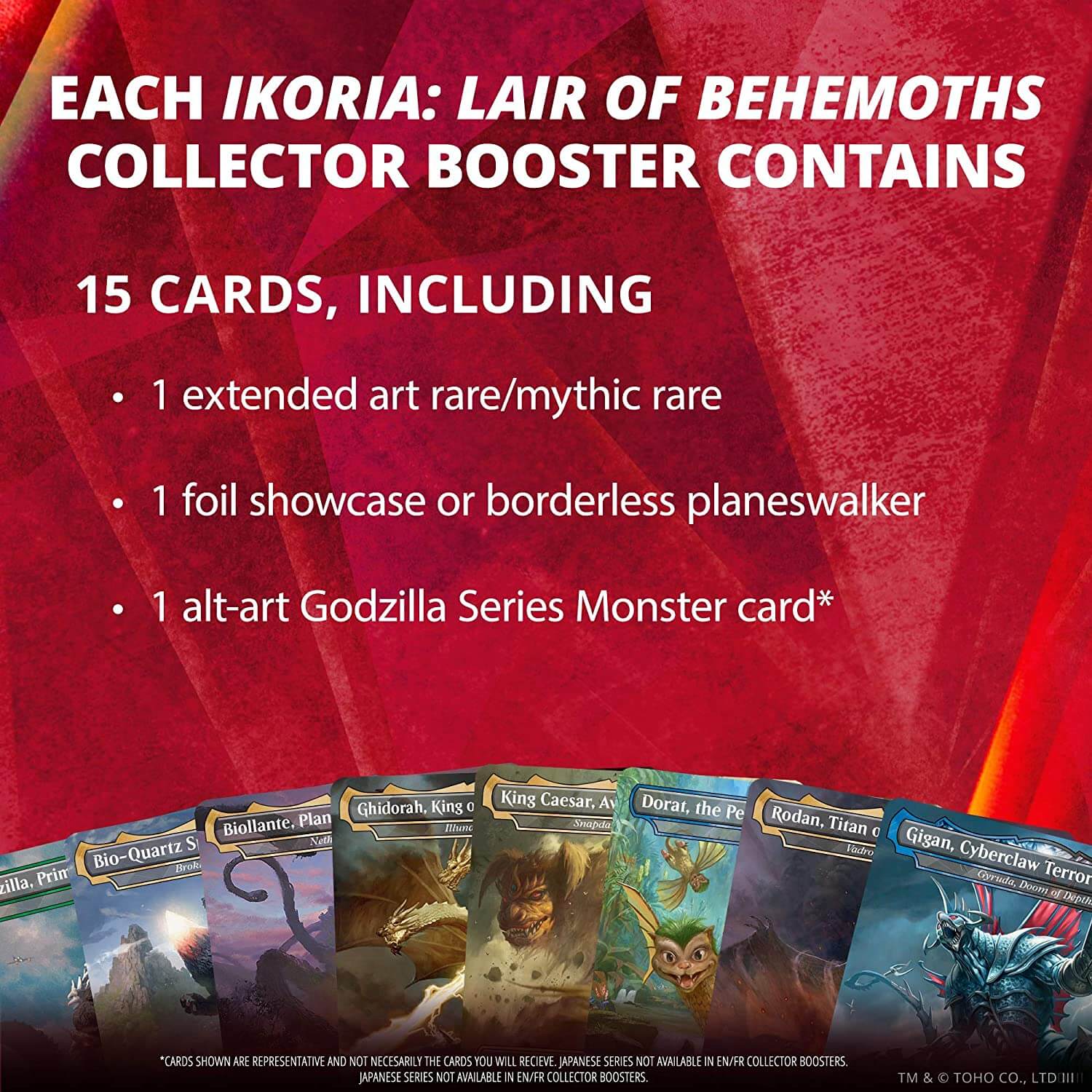 Magic MTG Ikoria Lair of Behemoths 15 Card Collector Booster