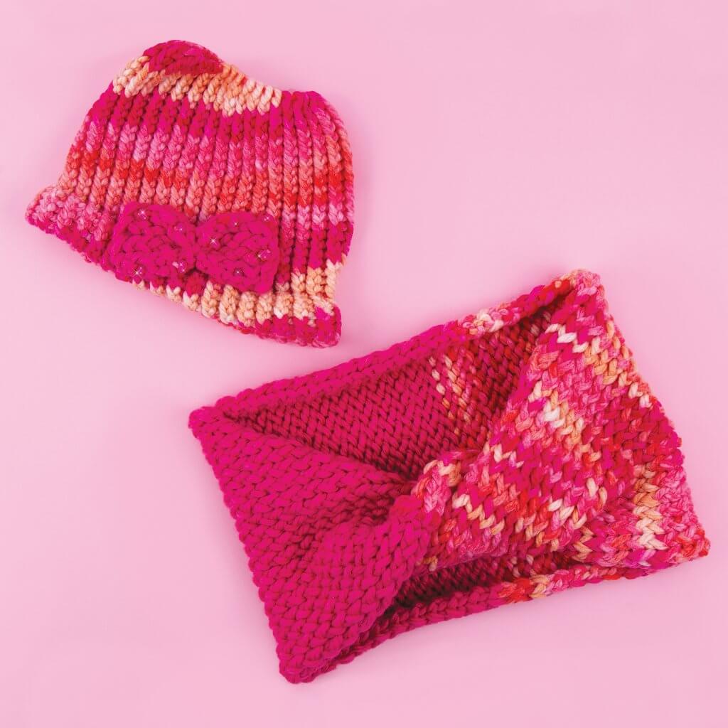 Make It Real Beanie Bun & Infiinity Scarf