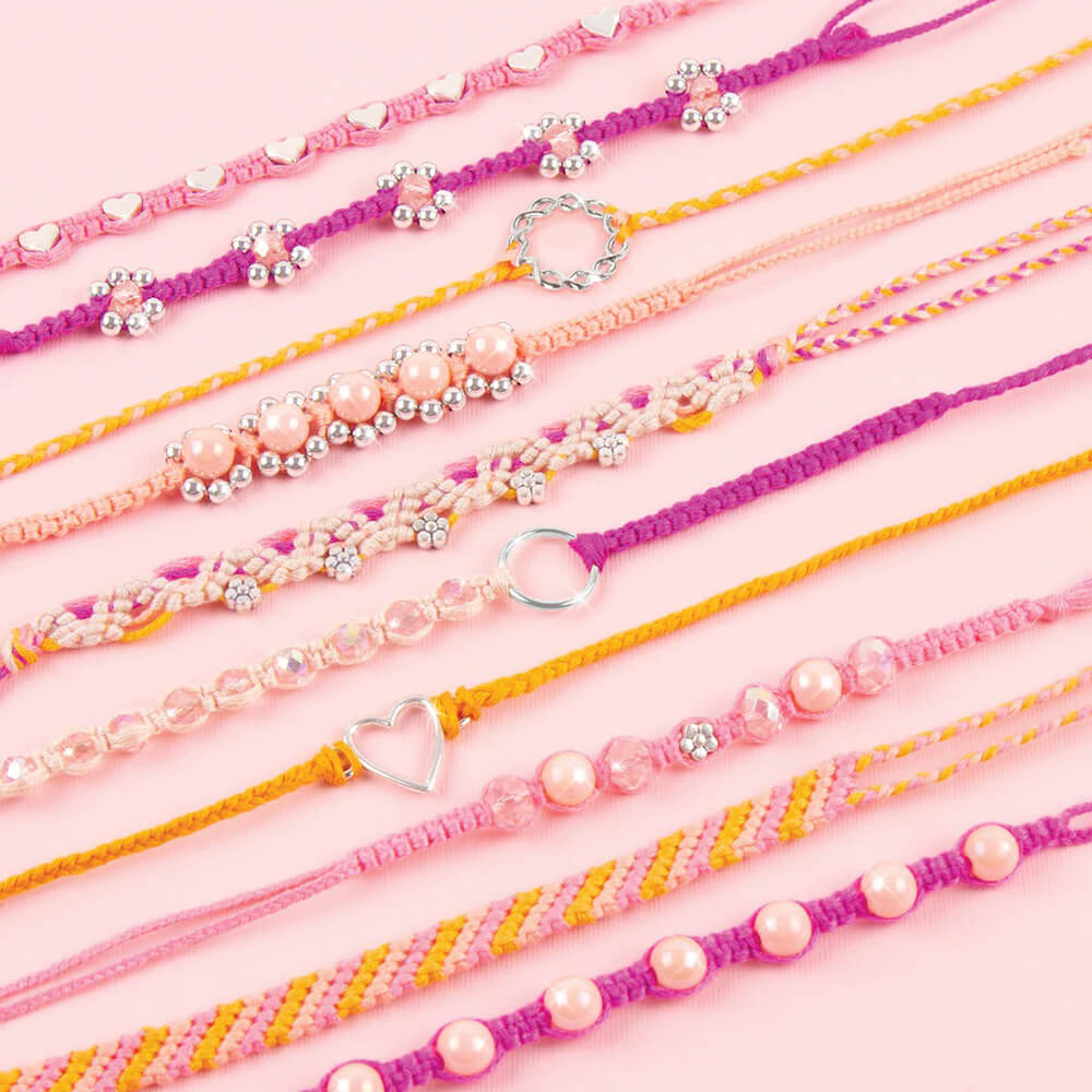 Make It Real Macrame Friendship Bracelets Set