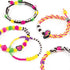 Make It Real Neon Black & White Bracelets