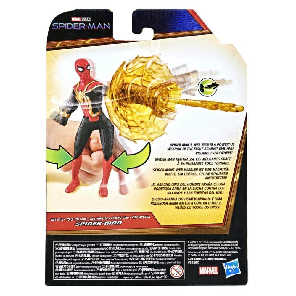 Marvel Spider-Man Deluxe Web Spin Spider-Man 6 Inch Figure