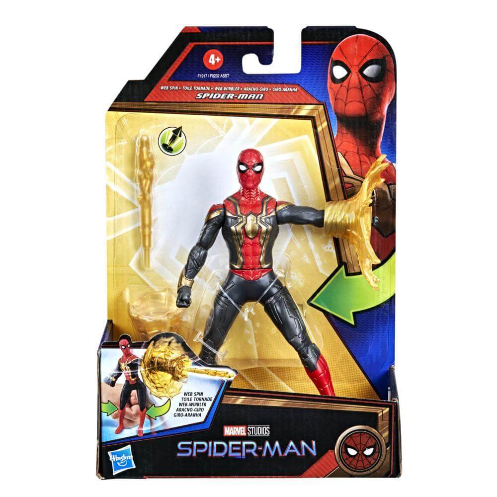 Marvel Spider-Man Deluxe Web Spin Spider-Man 6 Inch Figure