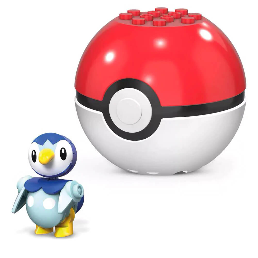 Mega Construx Series 15 Piplup Pokeball