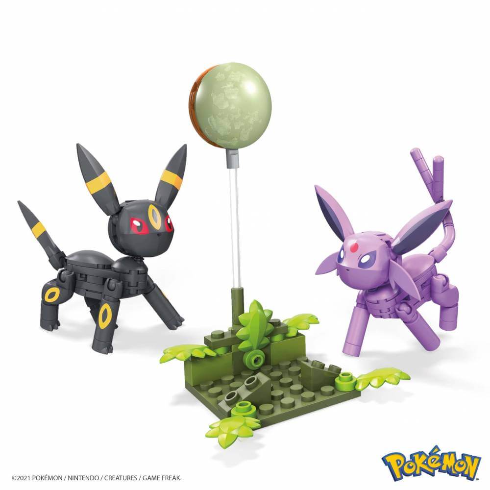 Mega Construx Pokemon Umbreon & Espeon 125 Piece Building Set