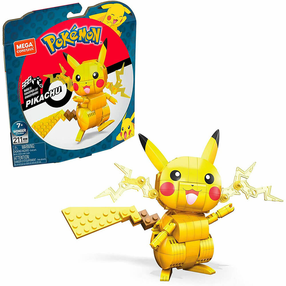 MEGA Pokémon Build & Show Pikachu Building Set - 211pcs