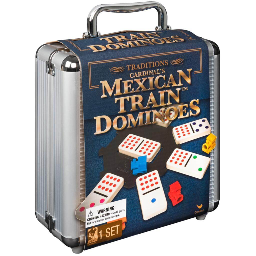 Mexican Train Dominoes with Carry Case