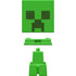 Minecraft Mob Head Mini Creeper Figure