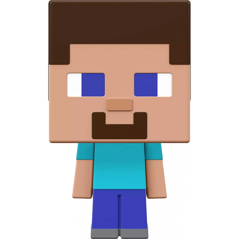 Minecraft Mob Head Mini Steve Figure