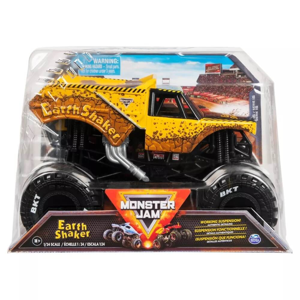 Monster Jam True Metal Earth Shaker 1:24 Scale Monster Truck