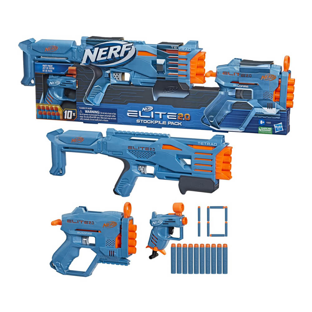 Nerf Elite 2.0 Tetrad Toy Blaster
