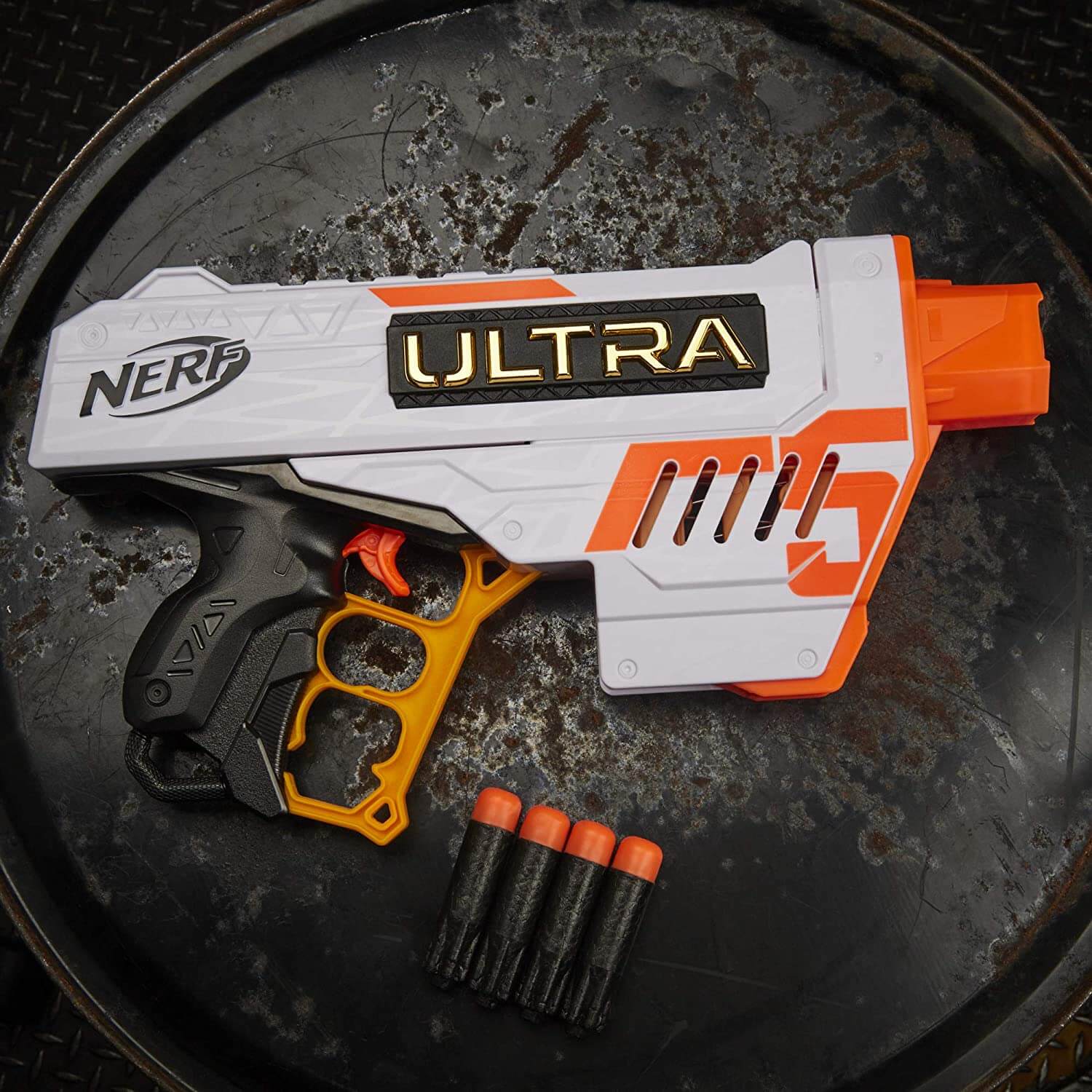 NERF Ultra Five Toy Blaster with 4 Dart Internal Clip