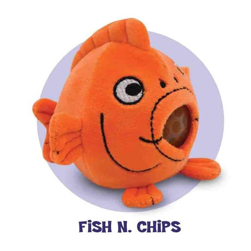 PBJs Fish n Chips Fish Plush Jelly Fidget Toy