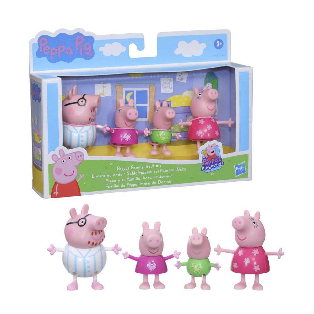 Peppa Pig Peppa's Family Bedtime Figures 4 Pack