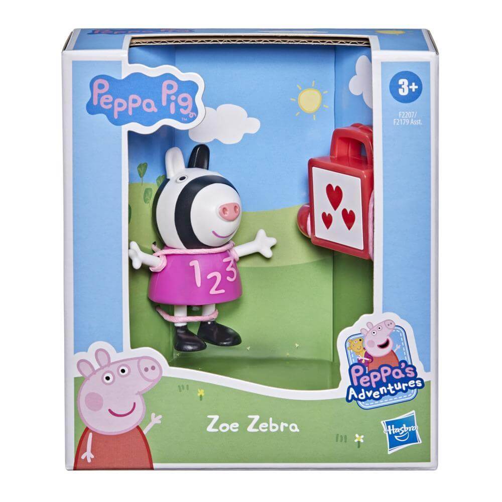 Peppa Pig Animated Television Series Characters Zoe Zebra Stock