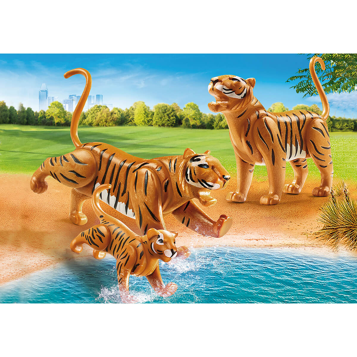 PLAYMOBIL Adventure Zoo Tigers with Cub (70359)