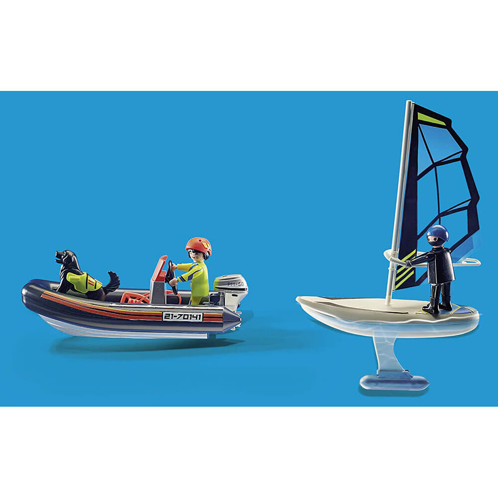 Playmobil City Action Water Rescue with Dog Set (70141)